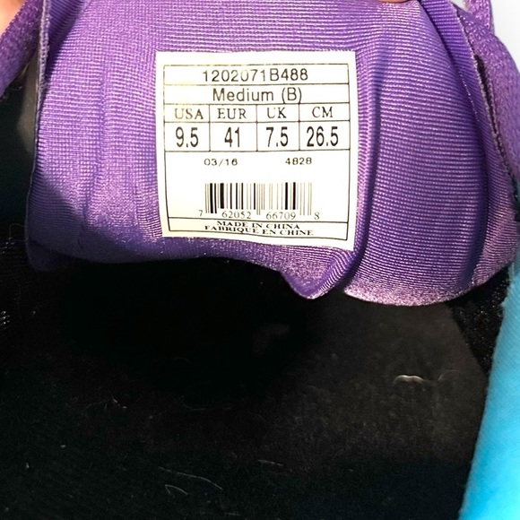 BROOKS | Women’s PureFlow 5 Running Shoes Size 9.5 Purple Turquoise EUC - Picture 9 of 10